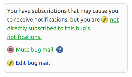 Subscribe Launchpad Bug