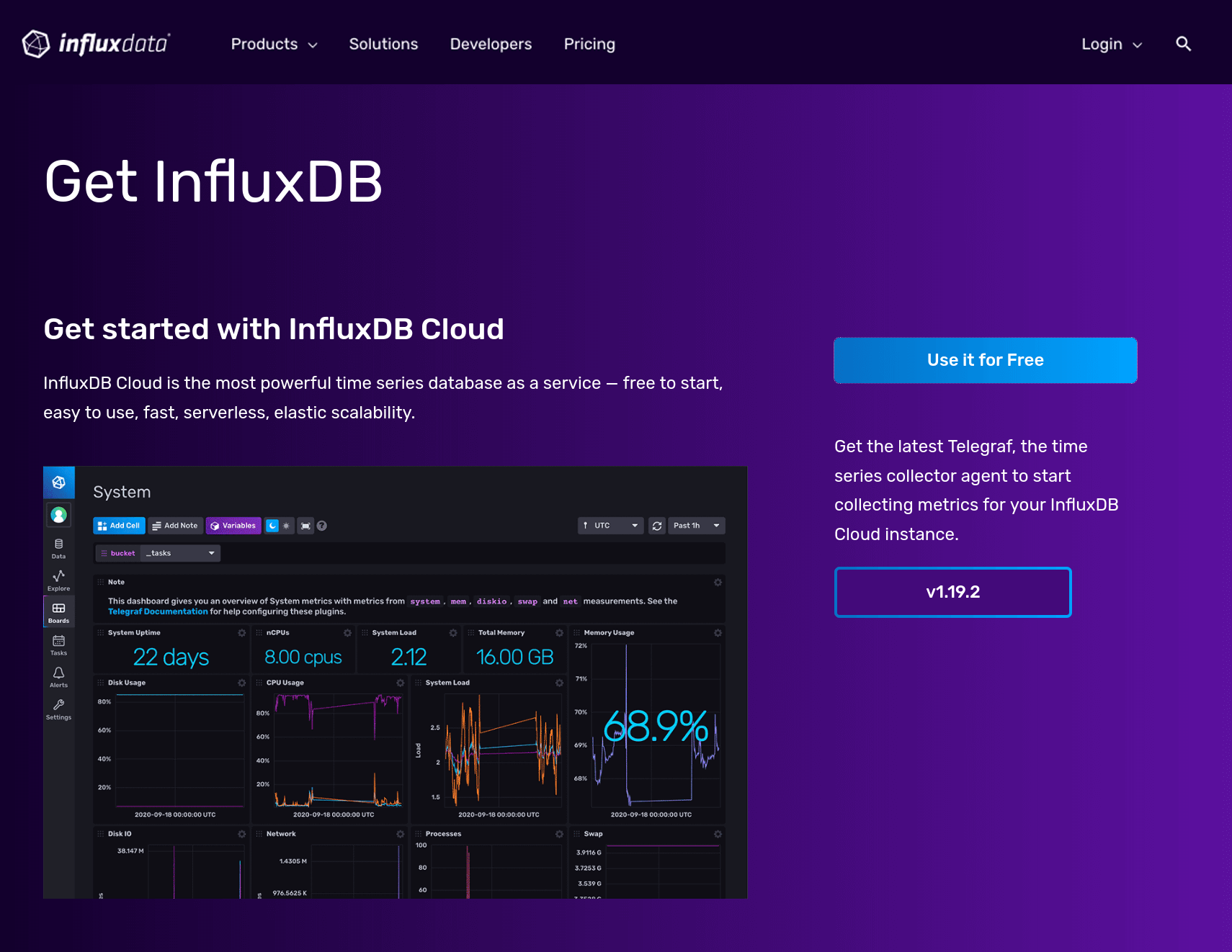 Get InfluxDB
